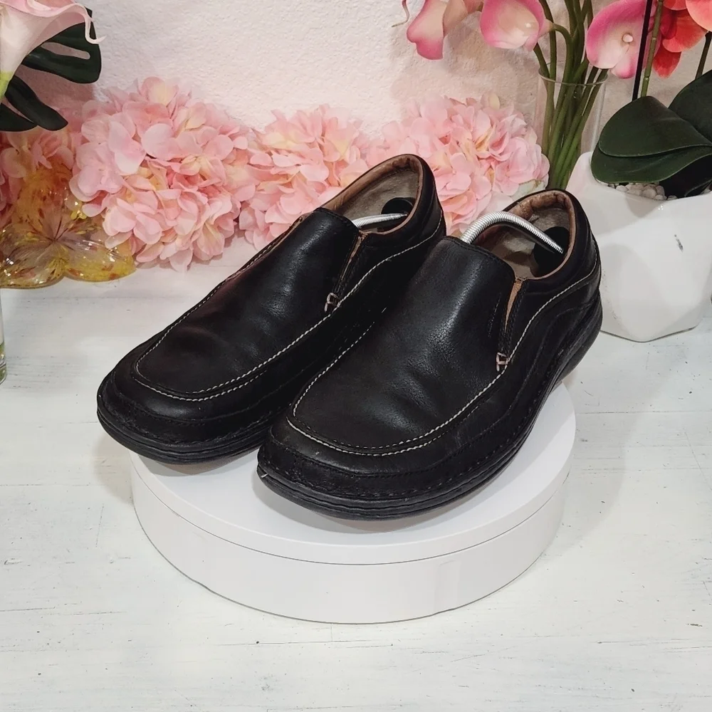 Merrell Zen Black Mens Leather Slip On Shoes Sz. 13_2